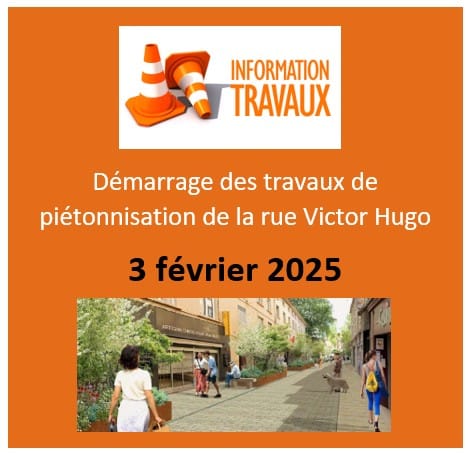 Victor Hugo : travaux en cours